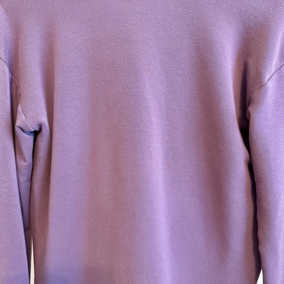 Athleta Girl Purple Open Front Sweatshirt Cardigan Size XXL Pockets Casual - Picture 4 of 8